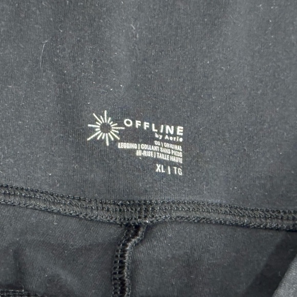 OFFLINE by Aerie Black High-Waist Leggings | Size XL - Picture 2 of 4
